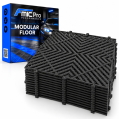 Podłoga modułowa panelowa FMIC.Pro do garażu warsztatu 40x40cm 20mm Czarny 44 sztuki-1