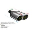 Uniwersalna końcówka tłumika owalna 220×80mm długość 220mm średnica montażowa 60mm N2-54L*/60 454,01 zł-2
