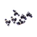 Zestaw wtryskiwaczy DeatschWerks 1500cc Porsche 911/996 H6 01-05 2001-05 BMW E46 M52 1998-2000 E46 3.2L M54/S54 2001-06 E90-E93 N52 2007-13 BMW 328ci 2000 330i/330xi 2001-05 330ci 2001-06 M3 2001-06 and EV14 Universal 48mm standard USA-DW-16M-30-1500-6 6 -1