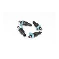 Zestaw wtryskiwaczy DeatschWerks uniwersalne nisko ohmowe 11mm 4szt 450cc/min USA-DW-42M-11-0450-4 1 544,63 zł-1