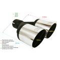 Uniwersalna końcówka tłumika okrągła 100mm długość 200mm średnica montażowa 50mm N2-101*/50 229,51 zł-2