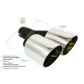 Uniwersalna końcówka tłumika okrągła 100mm długość 200mm średnica montażowa 60mm N2-111/60 432,00 zł-2