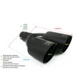 Uniwersalna końcówka tłumika okrągła 80mm długość 280mm średnica montażowa 50mm NBL2-08-1L/50 327,00 zł-2