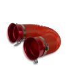 Elastyczna rura karbowana metalowe uchwyty Czerwony IN-ELAST-PIPE-MET-R 45,01 zł-3