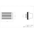 Filtr paliwa Aeromotive 40um AN8 Stal nierdzewna ARE 12378 USA-ARE-12378 1 049,01 zł-6