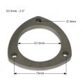 Flansza wydechowa nierdzewna SS304 2,5'' – 63,5mm  FMIC.EU - 3 otwory FL-3B-25 57,00 zł-3