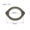 Flansza wydechowa nierdzewna SS304 3,5'' FMIC.EU - 2 otwory FL-2B-35 67,99 zł-3