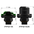 Fuel Pulse Damper FPD-R 8AN ORB Direct Mount Kits Radium Engineering USA-RAD-20-0776 499,00 zł-3