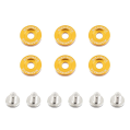 Ozdobne śrubki i podkładki Mishimoto Fender Washer Kit małe złote MMFW-SM-6GD 85,01 zł-1