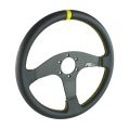 Kierownica sportowa FMIC.Pro Classic skórzana 350mm odsadzenie 33mm żółta FP-WHEEL-004 450,00 zł-3