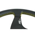 Kierownica sportowa FMIC.Pro Classic skórzana 350mm odsadzenie 33mm żółta FP-WHEEL-004 450,00 zł-4