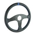 Kierownica sportowa FMIC.Pro Classic skórzana 350mm odsadzenie 33mm niebieska FP-WHEEL-006 450,00 zł-6
