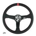 Kierownica sportowa FMIC.Pro Track skórzana 350mm odsadzenie 33mm czerwona FP-WHEEL-011 450,00 zł-2