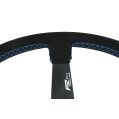 Kierownica sportowa FMIC.Pro Track zamszowa 350mm odsadzenie 90mm niebieska FP-WHEEL-015 450,00 zł-4