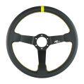 Kierownica sportowa FMIC.Pro Track skórzana 350mm odsadzenie 90mm żółta FP-WHEEL-016 500,00 zł-3