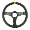 Kierownica sportowa FMIC.Pro Track skórzana 350mm odsadzenie 90mm żółta FP-WHEEL-016 500,00 zł-6