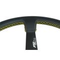 Kierownica sportowa FMIC.Pro Track skórzana 350mm odsadzenie 90mm żółta FP-WHEEL-016 500,00 zł-4