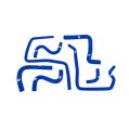 Przewody silikonowe do układu chłodzenia Mishimoto Subaru Impreza WRX/STI 2004-2007 Niebieski MMHOSE-SUB-ANC4BL 872,00 zł-1