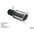 Uniwersalna końcówka tłumika okrągła 100mm długość 120mm średnica montażowa 60mm N1-101RS/60 251,01 zł-2