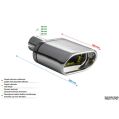 Uniwersalna końcówka tłumika owalna 145×75mm długość 200mm średnica montażowa 60mm N1-21-1D/60 362,00 zł-2