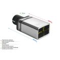 Uniwersalna końcówka tłumika prostokątna 82×54mm długość 120mm średnica montażowa 50mm N1-44*/50 143,00 zł-2