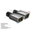 Uniwersalna końcówka tłumika specjalna 86×54mm długość 120mm średnica montażowa 50mm N1-58L*/50 150,00 zł-2