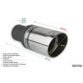 Uniwersalna końcówka tłumika okrągła 70mm długość 120mm średnica montażowa 55mm N1-71/55 180,99 zł-2