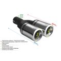 Uniwersalna końcówka tłumika okrągła 80mm długość 160mm średnica montażowa 45mm N2-07-2K/45 349,00 zł-2