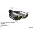 Uniwersalna końcówka tłumika owalna 120×80mm długość 250mm średnica montażowa 60mm N2-27/60 454,01 zł-2