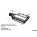Uniwersalna końcówka tłumika owalna 220×80mm długość 220mm średnica montażowa 55mm N2-55P*/55 484,01 zł-2