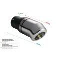 Uniwersalna końcówka tłumika okrągła 80mm długość 120mm średnica montażowa 50mm N1-29/50 206,00 zł-2
