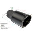 Uniwersalna końcówka tłumika okrągła 100mm długość 120mm średnica montażowa 60mm NBL1-101RS*/60 288,00 zł-2