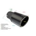 Uniwersalna końcówka tłumika okrągła 90mm długość 120mm średnica montażowa 55mm NBL1-90RS*/55 217,00 zł-2