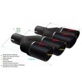 Uniwersalna końcówka tłumika okrągła 70mm długość 200/180mm średnica montażowa 55mm NBL2-70RSL*/55 349,00 zł-2