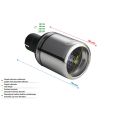 Uniwersalna końcówka tłumika okrągła 100mm długość 120mm średnica montażowa 55mm N1-17-2/55 213,00 zł-2