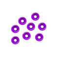 Ozdobne śrubki i podkładki JRspec Fender Washer fioletowe JRSPEC-FW-6MM-P 22,00 zł-4