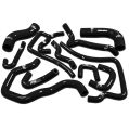 Zestaw Przewodów Silikonowych do Układu Chłodzenia FMIC.EU Subaru Impreza GC8 WRX STI GT EJ20 EJ205 1996-2000 - Czarny FMIC-2808-B 689,00 zł-1