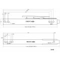 Szyny prowadnice fotela kubełkowego FMIC.Pro 365mm zakres 215mm-2