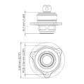 Zawór blow off BOV Turbosmart TS-0203-1266 Kompact Shortie Plumb Back Ford Fiesta ST 1.6L EcoBoost 2013+ TS-0203-1266 1 249,00 zł-1