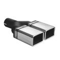 Uniwersalna końcówka tłumika prostokątna 82×54mm długość 200mm średnica montażowa 60mm N2-44*/60 242,00 zł-1