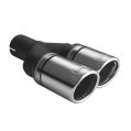 Uniwersalna końcówka tłumika okrągła 90mm długość 225/205mm średnica montażowa 55mm N2-90RSP/55 378,00 zł-1
