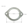 Uszczelka wydechu nierdzewna 57mm – 2,25” - 2 Otwory US2O225N 34,90 zł-3