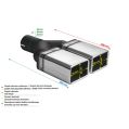 Uniwersalna końcówka tłumika prostokątna 82×54mm długość 200mm średnica montażowa 60mm N2-44*/60 242,00 zł-2