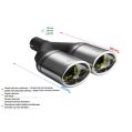 Uniwersalna końcówka tłumika owalna 120×80mm długość 250mm średnica montażowa 55mm N2-26/55 423,00 zł-2