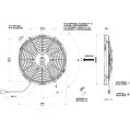 WENTYLATOR OSIOWY SPAL TŁOCZĄCY 12V VA09-AP12/C-54S (280 MM) SPAL-10EO0606 275,00 zł-2