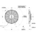 WENTYLATOR OSIOWY SPAL SSĄCY 12V VA09-AP50/C-54A BT (280 MM) SPAL-10EO0720 359,00 zł-2