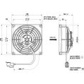 WENTYLATOR OSIOWY SPAL SSĄCY 12V VA69A-A101-87A SUMIT (115 MM) SPAL-10EO0651 230,00 zł-2