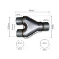 Y-pipe 63-51mm EXYC-5 185,00 zł-5