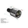 Uniwersalna końcówka tłumika okrągła 100mm długość 120mm średnica montażowa 50mm N1-16/50 206,00 zł-2