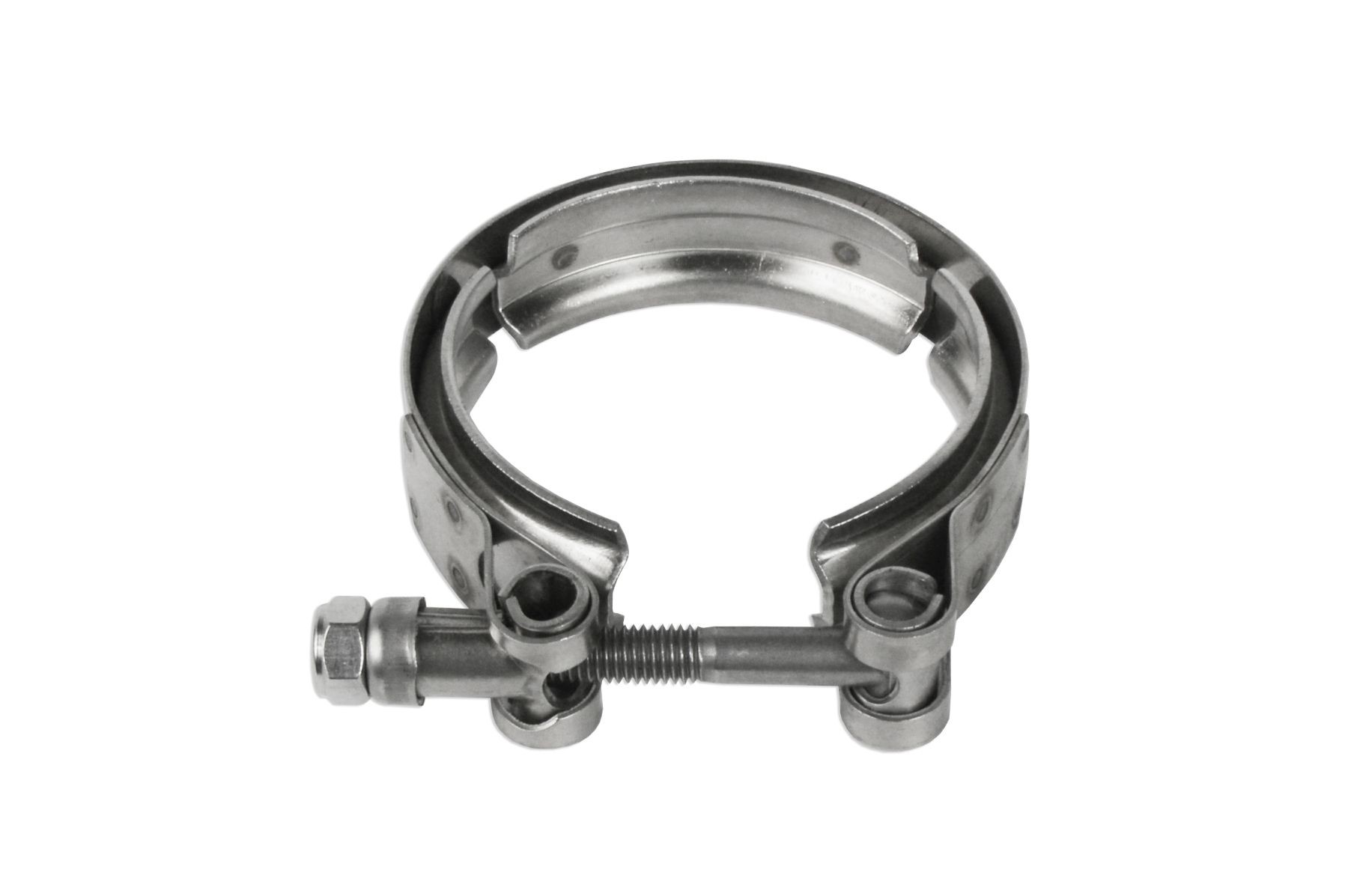FMIC.PRO V-bandklem – 76 Mm (3 Inch) – Roestvrij Staal – Met Safety-Lock Moer – Voor Uitlaat- En Turbosystemen